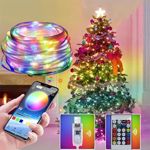 LUCES DE NAVIDAD RGB A PRUEBA DE AGUA